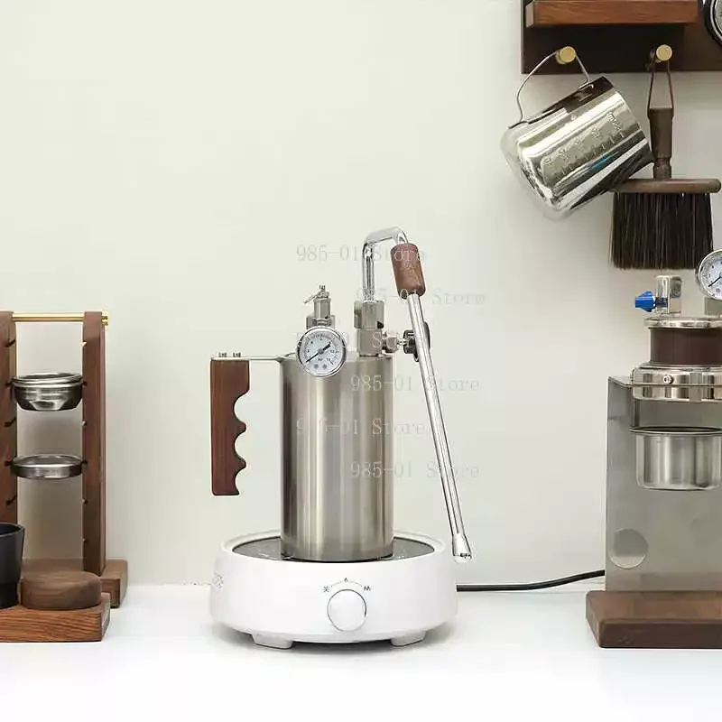 Stainless Steel Direct Fire Milk Frother, Outdoor Camping & Household Coffee Latte Art Steam Frother