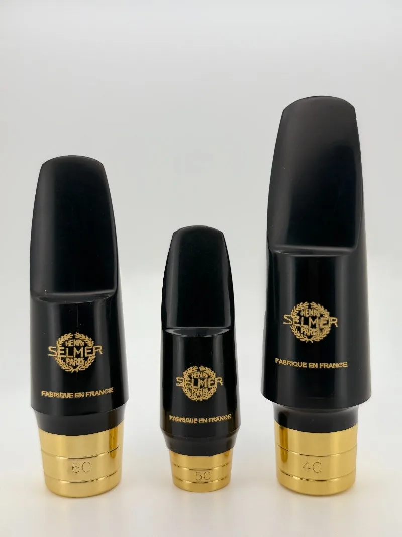 ParisProfessional Saxophone Mouthpieces - Soprano, Alto & Tenor Models!  Exquisitely with Sleek Black Body and Elegant