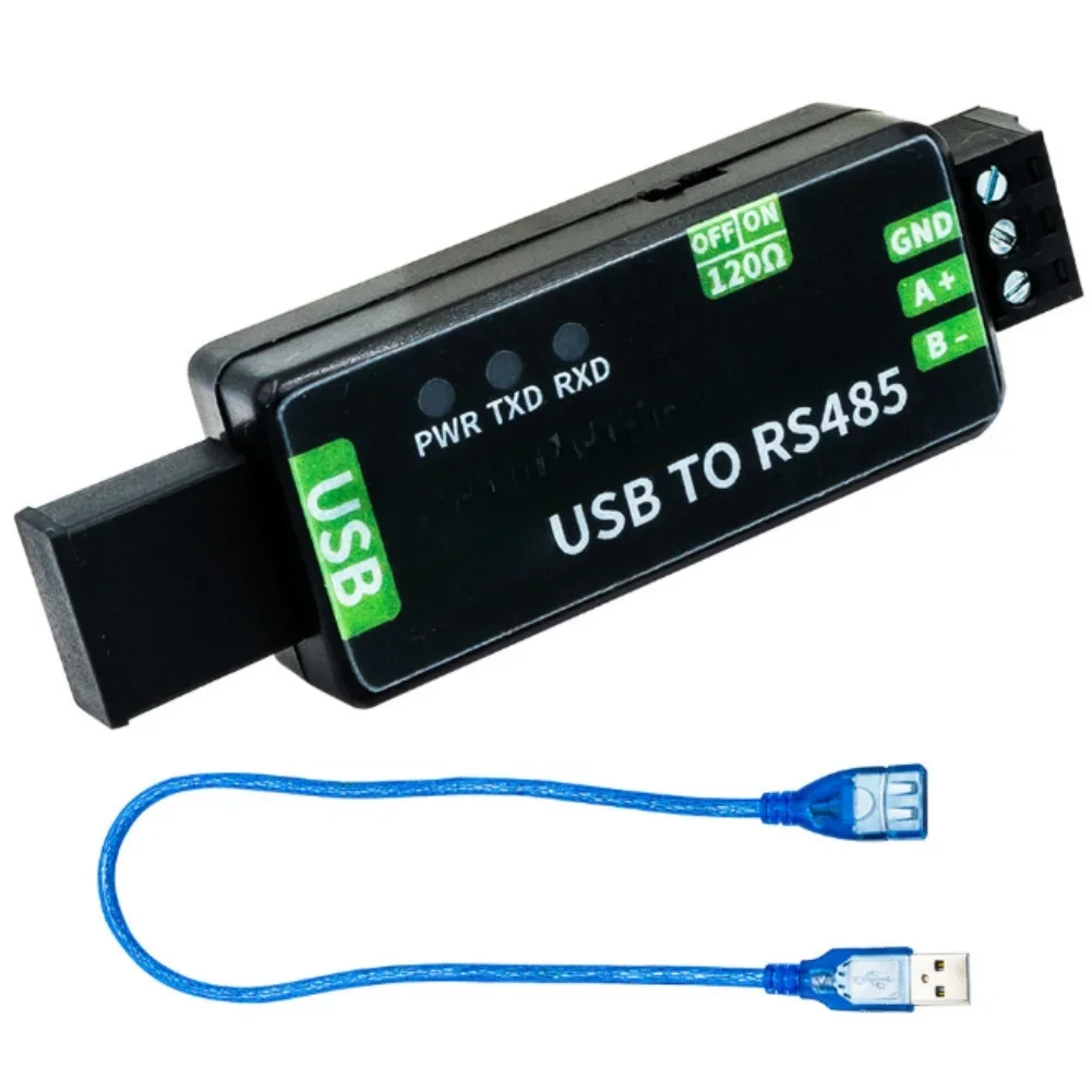 USB To For RS485 Converter CH343G Serial Adapter With Terminal Resistor Switch For 3D Printing Data Collection Industrial Automa