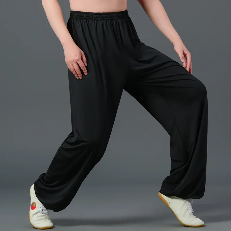 

Tai Chi Pants Kung Fu Martial Art Pants Yoga Pant Milk Shreds Elastic Yoga Pants Trousers Taiji Lounge Pant Quick-Drying