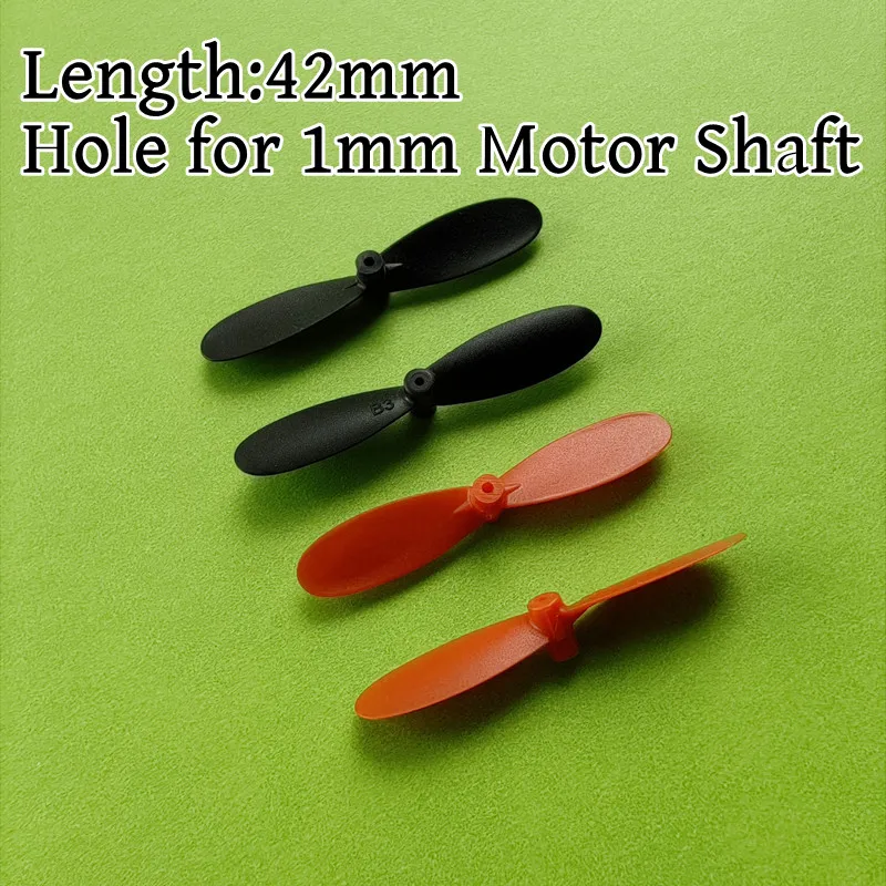 Main Blades 42mm 4.2cm 1.0mm Hole Props Propellers Fans For L0712 EPP Foam Fighters R/C Drone Quadcopter Model Toys Spare Parts