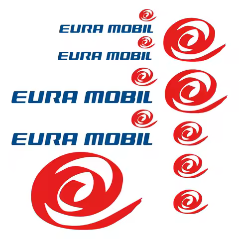 10pcs for Eura mobile sticker sticker RV camper caravan