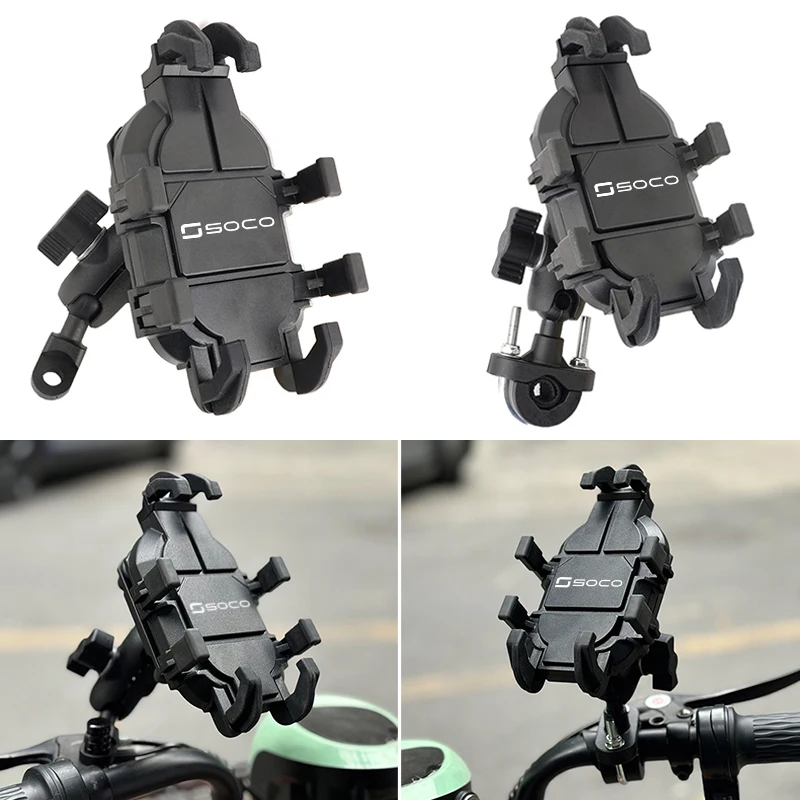 For Super Soco Tc Max Street Hunter Wanderer Ts Cpx Cux Cu Mobile Phone Holder GPS Navigation Stand Bracket Motorcycle Parts