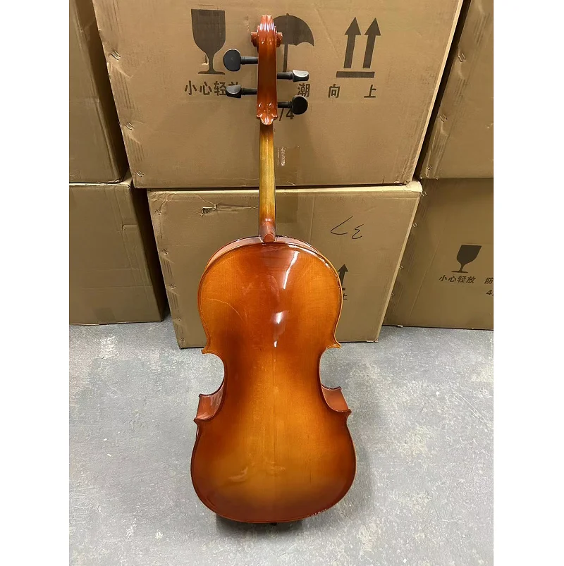 Wholesale Spruce Gloss Student Beginner Practice Full Size Wood Maple Cello 1/8-4/4