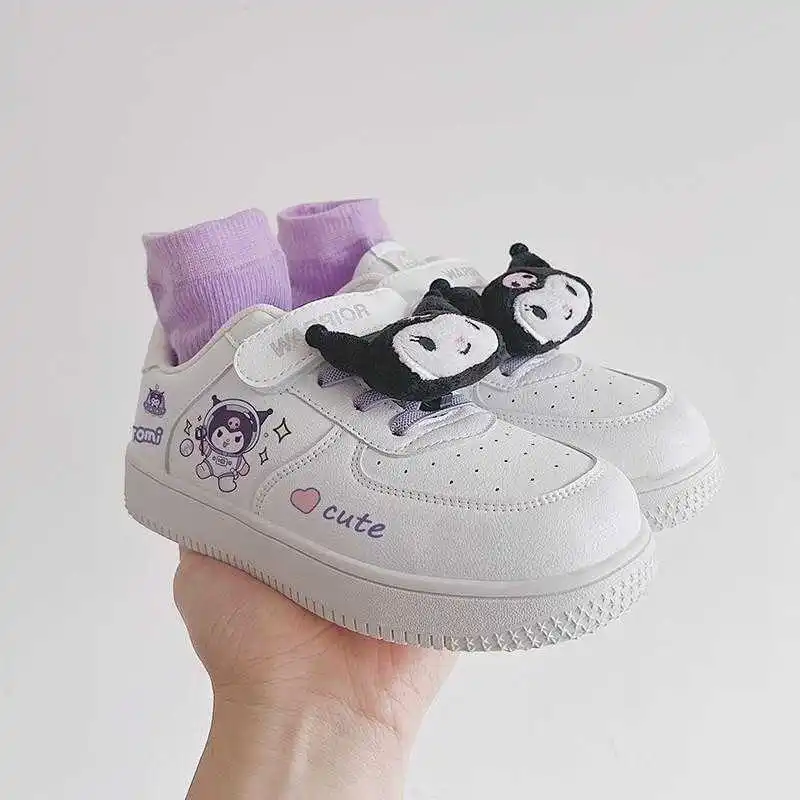 

Spring and Summer New Sanrio Peripheral Girls' Board Shoes Cute Cartoon Kuromi My Melody Cinnamoroll Casual Sports Shoes