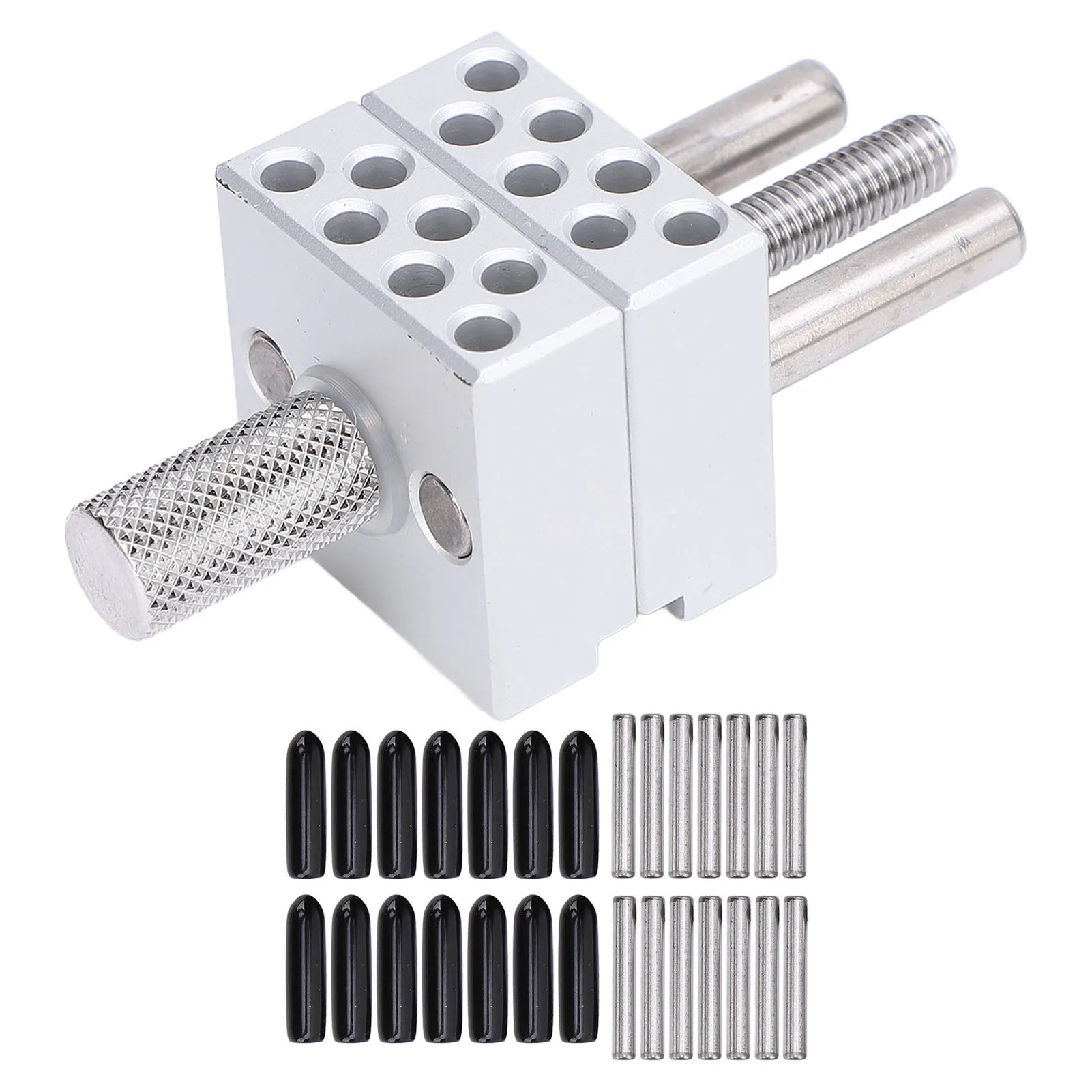 Mini Vise Clamp High Accuracy Adjustable 30mm Maximum Clamping Dia Metal Handy for Jewelry Making Craft Electronics Mini Vise