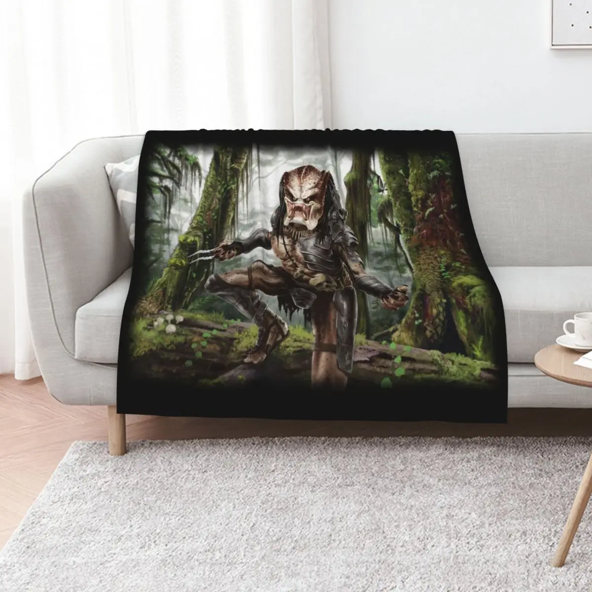 Predator Throw Blanket Fashion Sofas Bed Multi-Purpose blankets ands Beautifuls cosplay anime Blankets