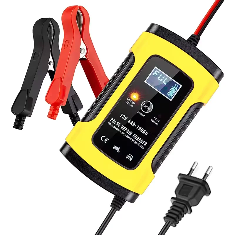 

Полностью автоматическое автомобильное зарядное устройство 12 В, 6 А, импульсные ремонтные зарядные устройства и влажные и сухие свинцово-кислотные зарядные устройства, цифровой ЖК-дисплей