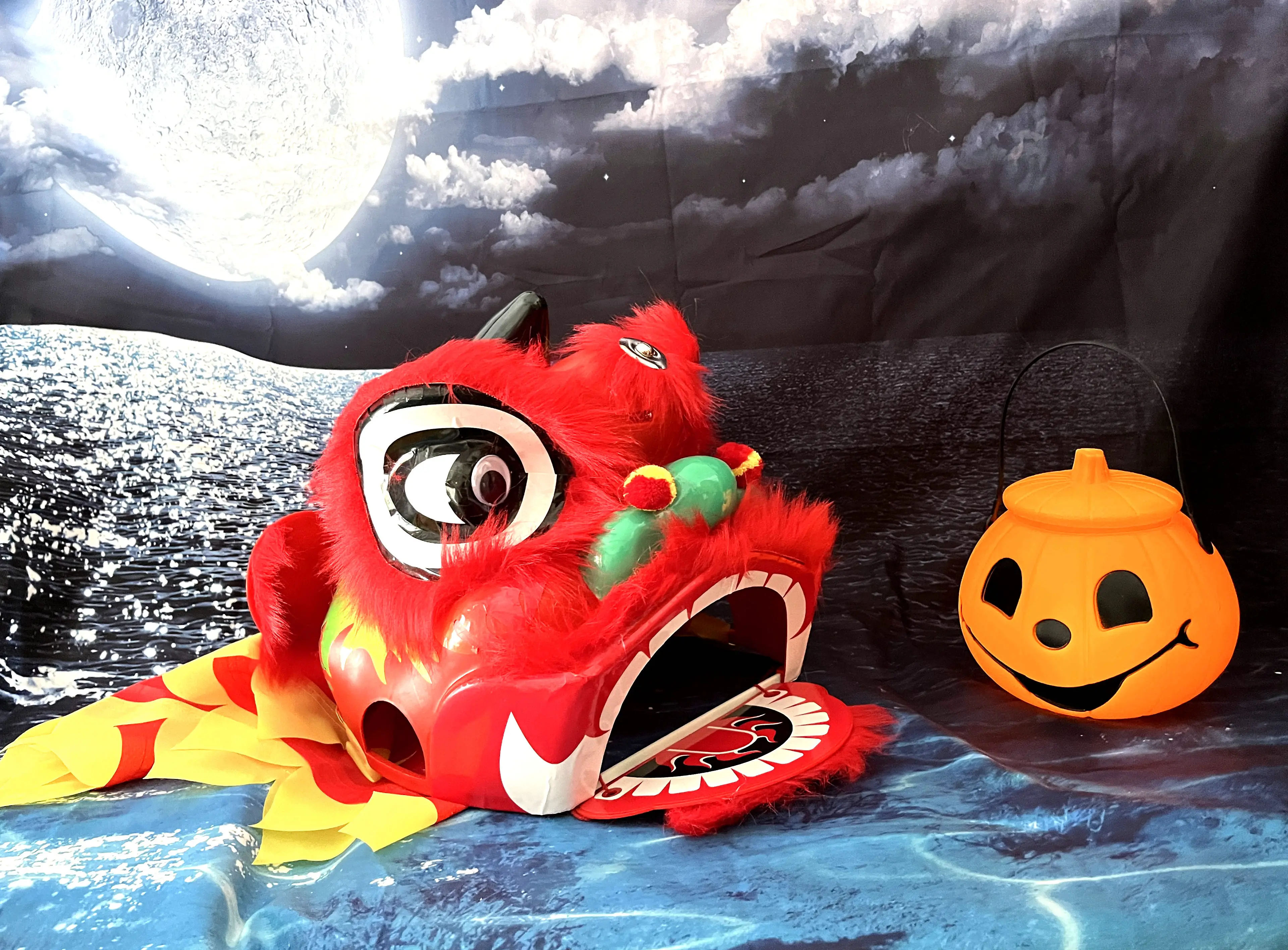 

Хэллоуин Тыква Лампа Лев Танец От 2 до 5 лет Детский Костюм Талисмана Мультфильм Реквизит Рождественский Карнавал Фестиваль Домашний Декор