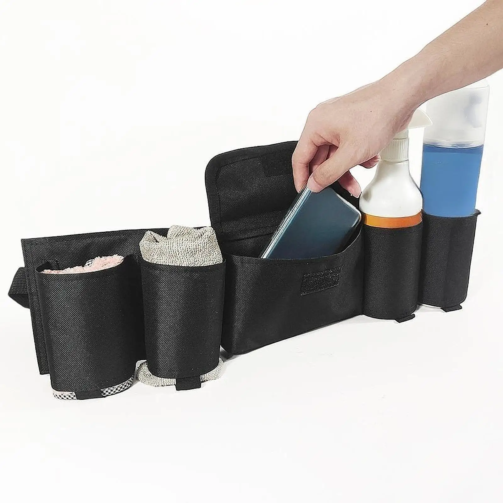 حقيبة أدوات متعددة الوظائف مقاومة للماء شديدة التحمل، حزمة مراوح للمطاعم والحلاقين والتخييم والبستنة والتخييم