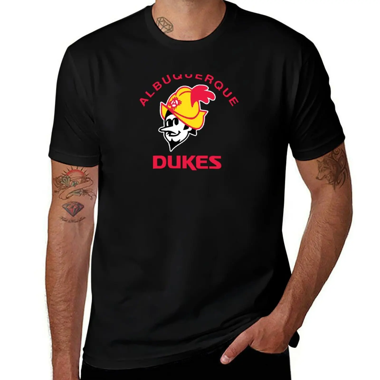 

Albuquerque Dukes T-Shirt man t shirt summer t shirt man luxury man t shirt cotton T-shirt