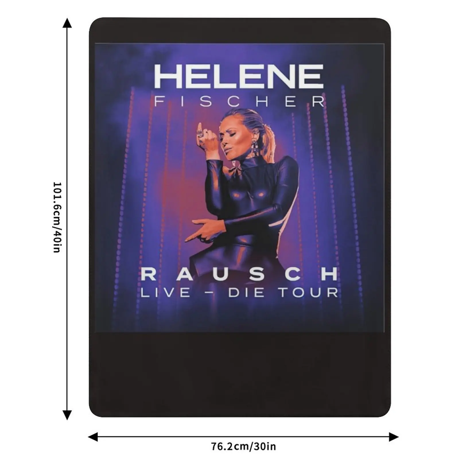 Helene fischer Live, -Die Tour Throw Blanket heavy to sleep Custom Decorative Throw Flannel Moving For Sofa Thin Blankets