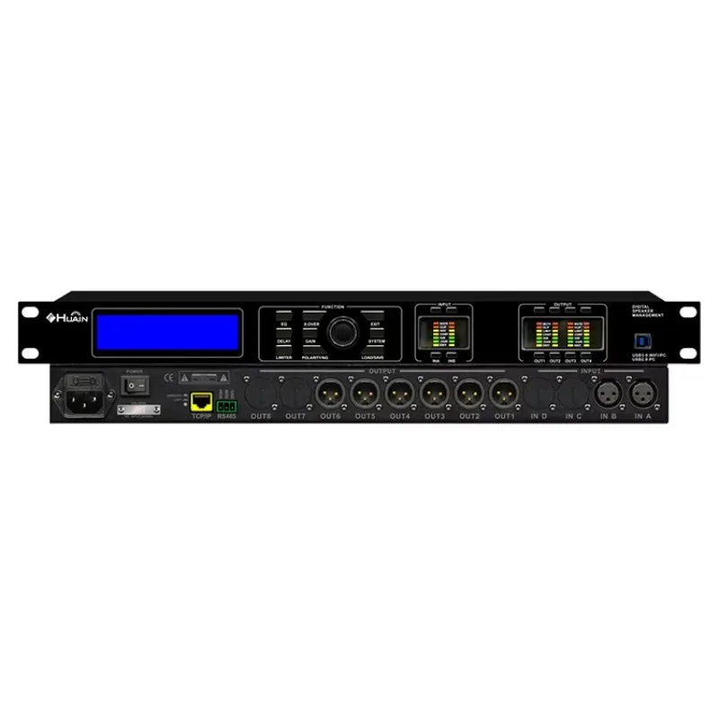 

Pro Audio Fm 96khz 32bit 2 In 4 Out Professional Digital Audio Processor Equipment For Karaoke System