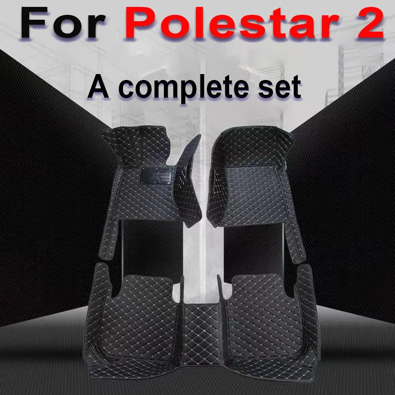 

Custom Automotive Car Floor Mats For Polestar 2 2020 2021 2022 Auto Luxury Leather Men Women Car Mats Full Coverage
