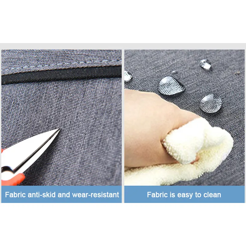 Mens Messenger Bag Single Shoulder Bag Fashion Business Multi-Layer Zipper Small Square Bag Waterproof Oxford Bag Satchel Purse