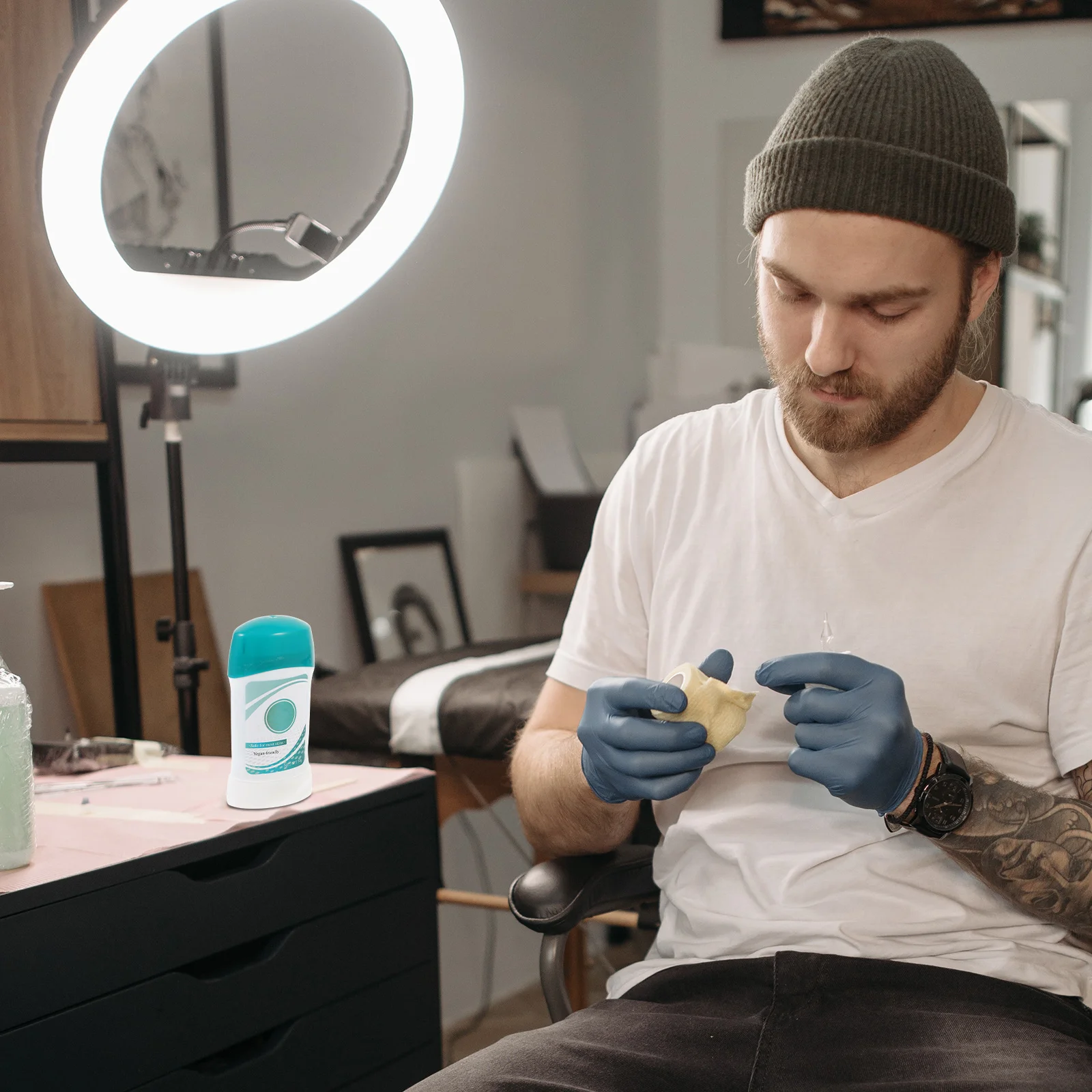 

1 Bottle 50G Tattoo Transfer Cream Professional Stencil Gel For Skin Safe Body Art Tattoos Transfer Supplies Tattooing Tools