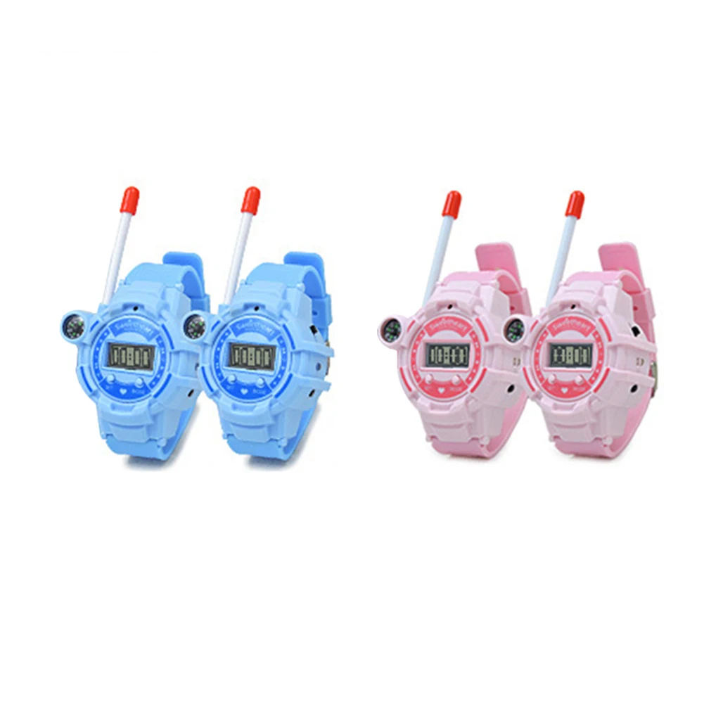 1 Paar Kinder-Walkie-Talkies, Uhrenspielzeug, interaktives Zwei-Wege-Radio, Walky Talky, Spionage-Gadgets, Geburtstagsgeschenk für Jungen und Mädchen