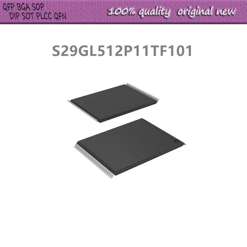 2Pcs/Lot S29GL512P11TF101 S29GL512P11TFI01    S29GL512 S29GL512P11 TSOP56