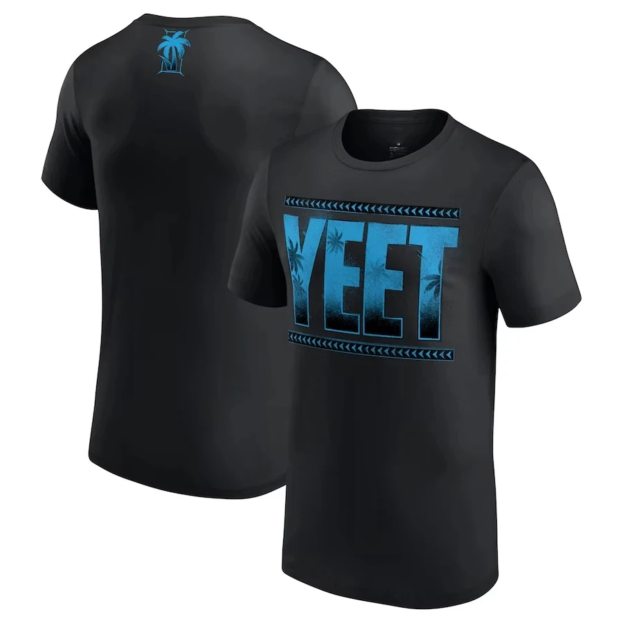 Nieuwe Mode Heren Jey Uso Yeet T-Shirt Bedrukt Heren En Dames T-Shirt Zomer Korte Mouwen Top Oversized Hardman Sportkleding