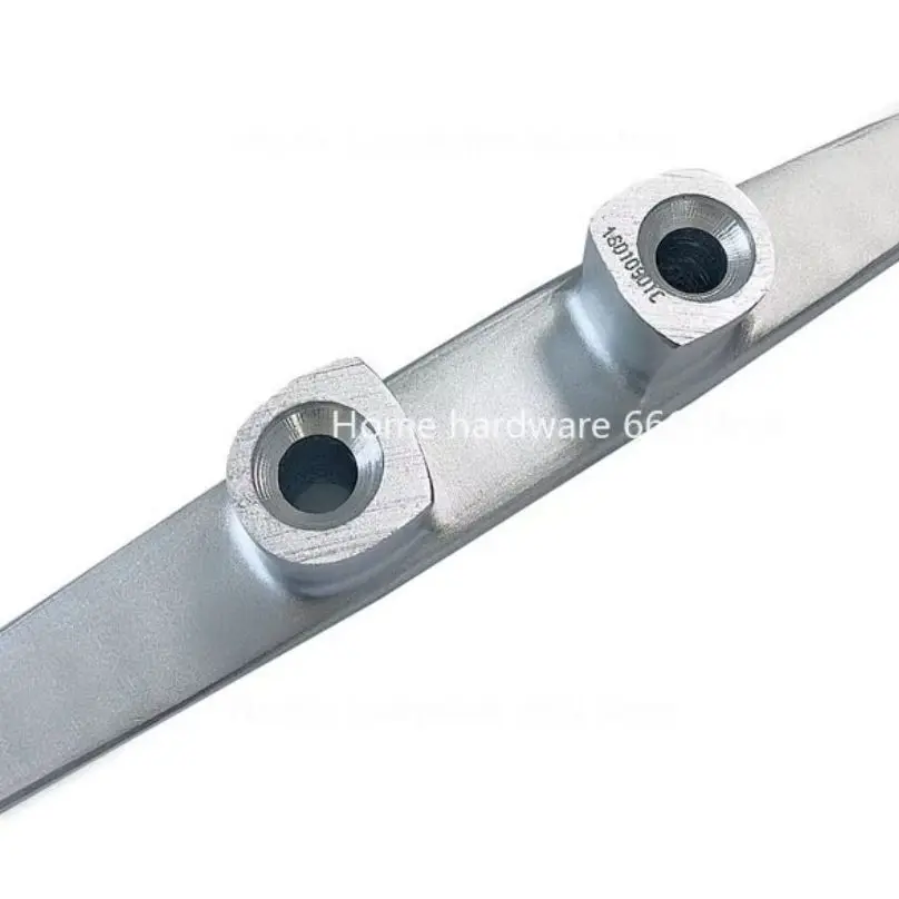 

8 Inch Aluminum Cable Bolt Boat Post Flat Croissant with Eye Cable Bolt Cable Pile Marine Hardware Yacht Parts