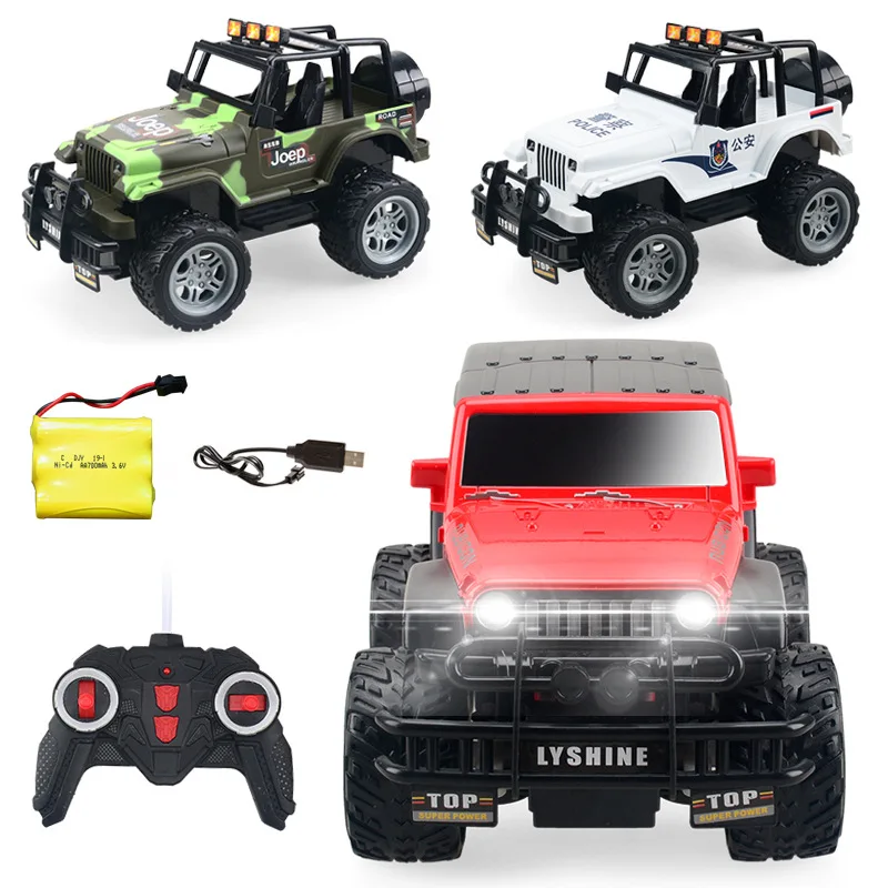 Cool Stuff Toy Car Funny Gift-Kawaii 1:18 Alloy Off-road Rc Truck,Remote Control Car Toy,high-speed 4-way Rc Cars,Toys for Boys