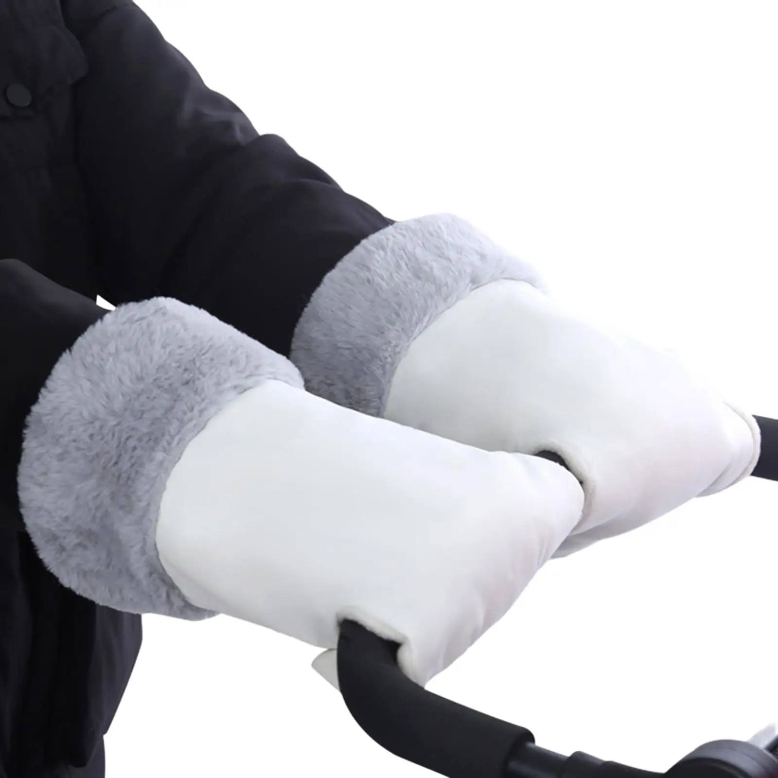 Gants d'hiver pour poussette, chauffe-mains pour landau, caddie