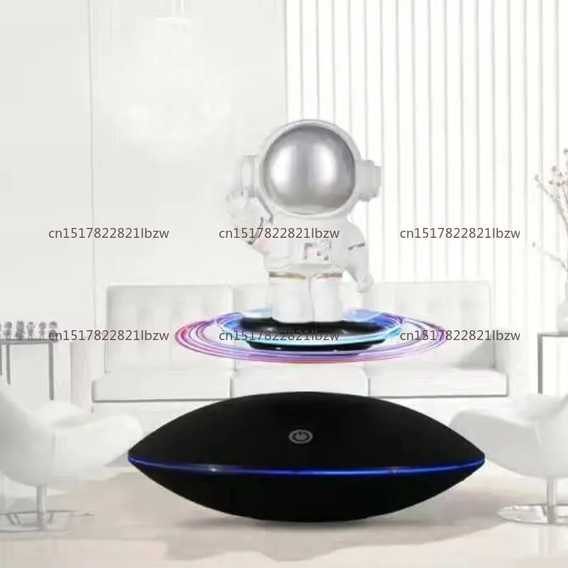 Magnetic Levitation Display Stand Creative Black Technology Ornaments 360-Degree Rotating Display Stand Birthday Gift