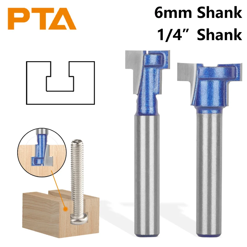 PTA Keyhole Bit Wood Cutters Router Bit Woodworking Milling Cutter For Wood Bit Face Mill Tools