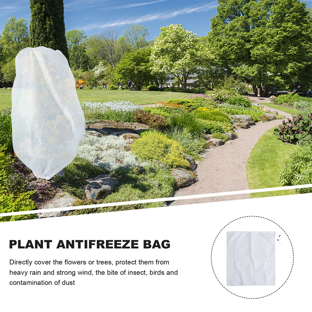 

3Pcs Plant Protection Bag Large Durable Frost Proof Cover Drawstring Winter Garden Shrub Cover Outdoor Plant Protection