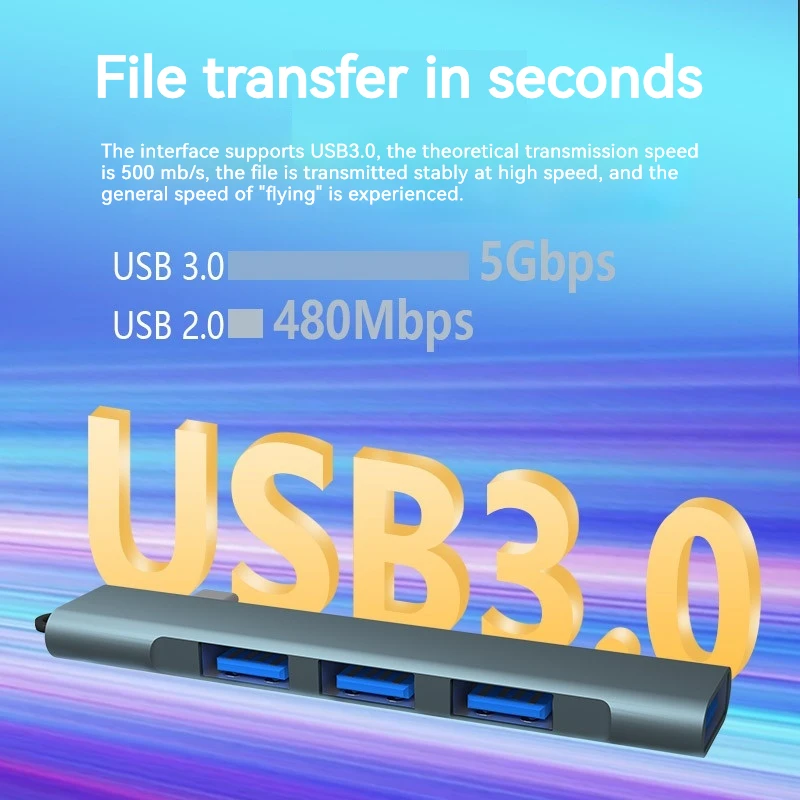 Док-станция 4 в 1, Usb-разветвитель, Otg-адаптер