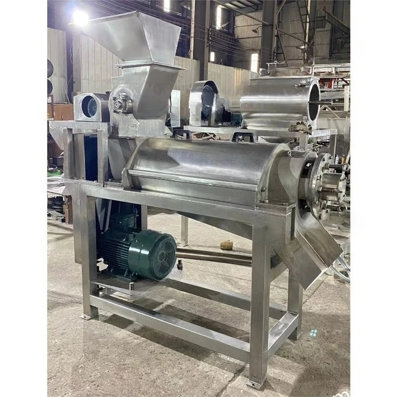 Commercial Screw Crusher Juicer Integrated Crushing and Juicing Machine for Orange Ginger Carrot Production Line