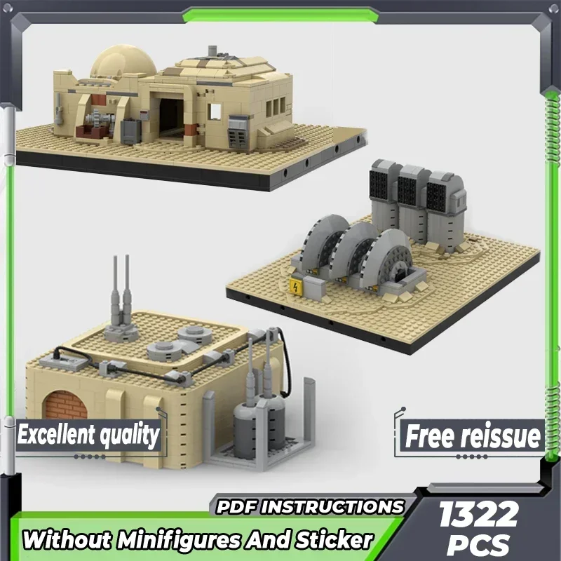 

Moc Building Bricks Star Movie Model Frontline Residential Cabin Technology Modular Blocks Gift Christmas Toys DIY Sets Assembly