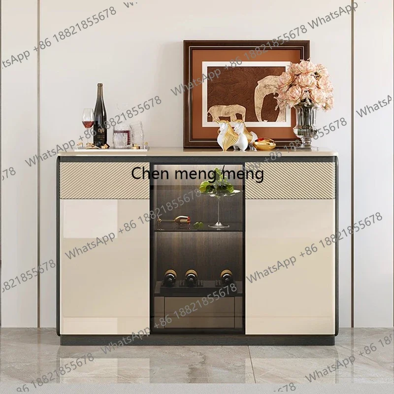 zHItalian-Aparador minimalista para zapatos, mueble nórdico de lujo de alta gama para almacenamiento, mueble para sala de estar, estante de entrada, muebles para el hogar, Aparador FYLC