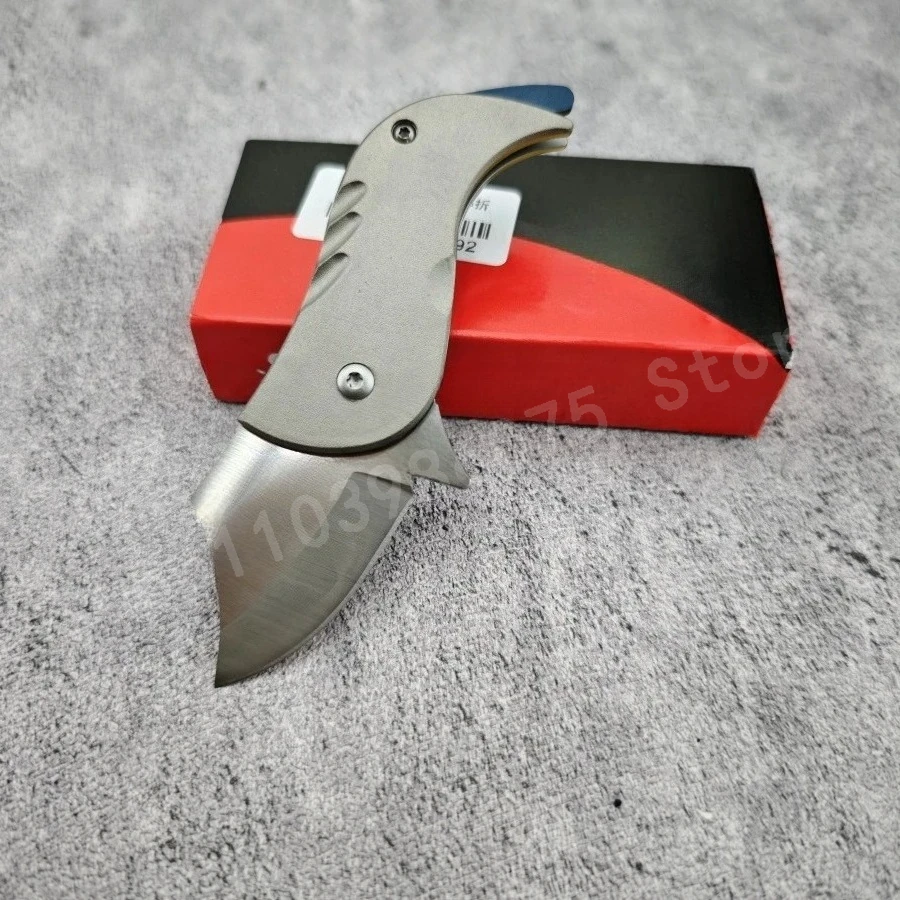 C256 سوبر كول سكين للفرد صغير 440C شفرة مقبض ألمونيوم التخييم في الهواء الطلق التكتيكية الطوارئ الدفاع عن النفس سكين الرجال الهدايا