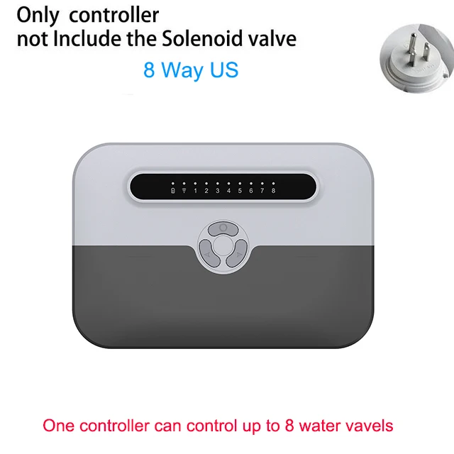 Wifi Slimme Irrigatiecontroller Tuinsprinklercontroller Timing Controle Van Het Besproeien Van Bloemen 8-Way Waterklep Controller Controller