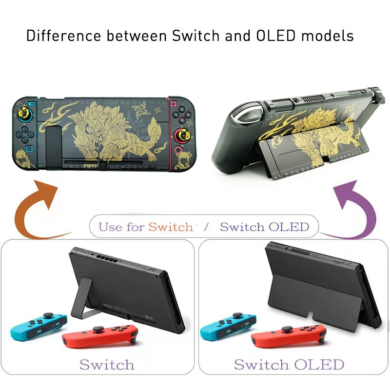 Do przenośnej torby do przechowywania Nintendo Switch Twardy futerał o dużej pojemności Wbudowany uchwyt do akcesoriów do gier NS Switch OLED