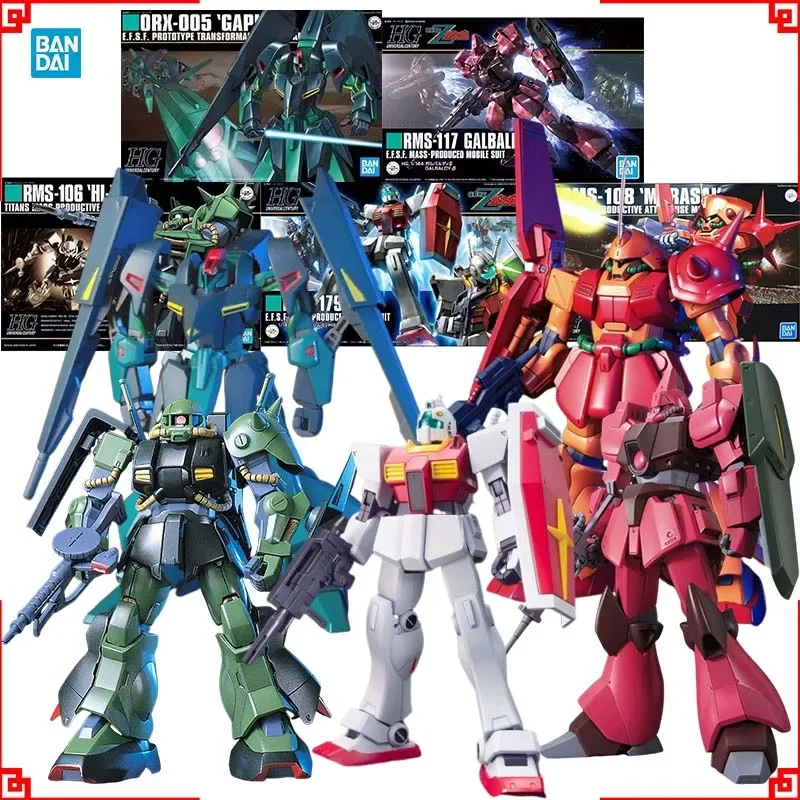 Bandai Gundam Modellbausatz HGUC HI Zack GM 2 Marasai Gaplant Galbaldy Erdföderationskräfte Actionfigur Gunpla Anime-Figuren