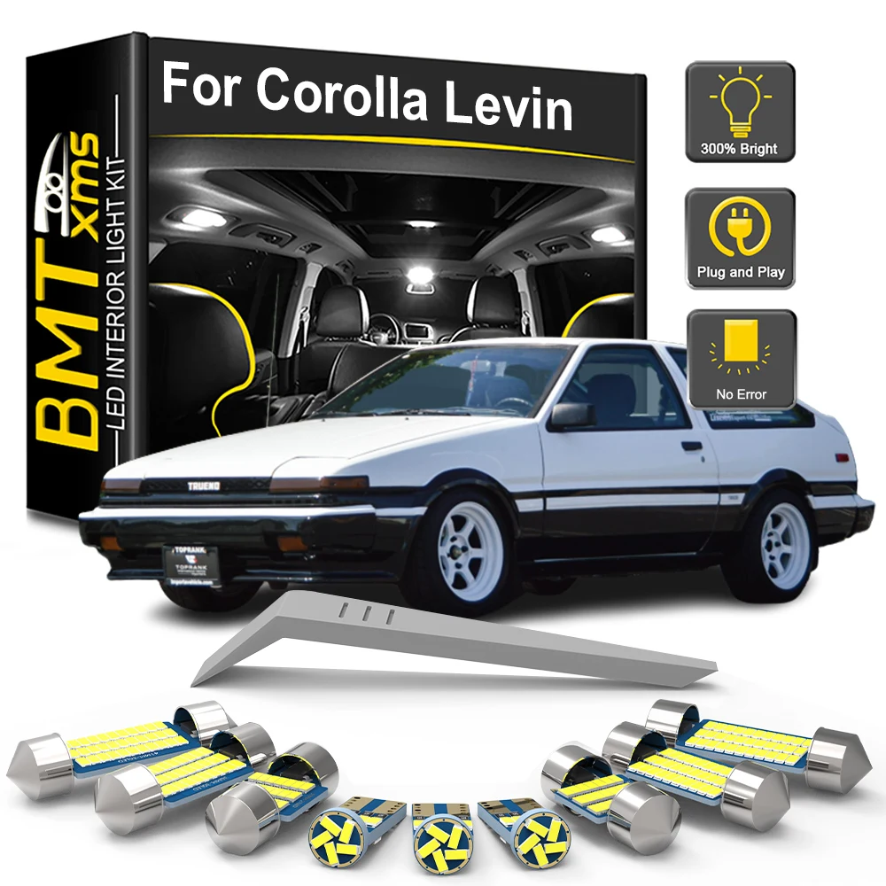 BMTxms LED Interior Light Bulb Kit For Toyota Corolla Levin Coupe For AE 85 86 91 92 100 101 110 111 1983-1998 1999 2000