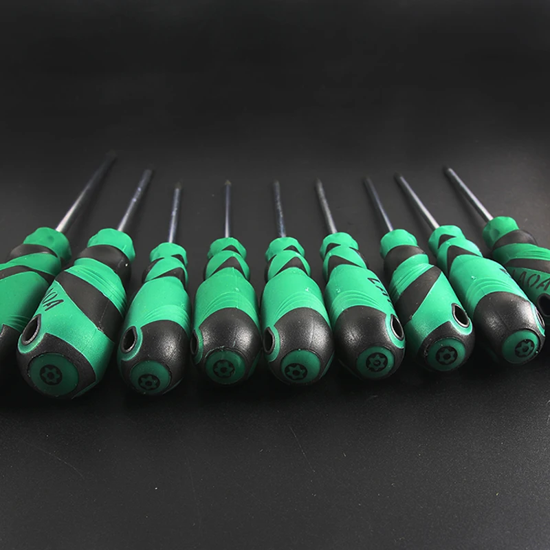 LAOA 1pc Torx Screwdriver S2 Alloy Steel Hexagonal Screwdriver with Medium Hole T6/T7/T8/T9/T10/T15/T20/T25/T30