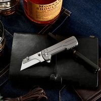 OKNIFE U1 Ultra Titanium TC4 Pocket Folding Utility Knife with Ceramic Blade Pocket paring knife Fishing tool
