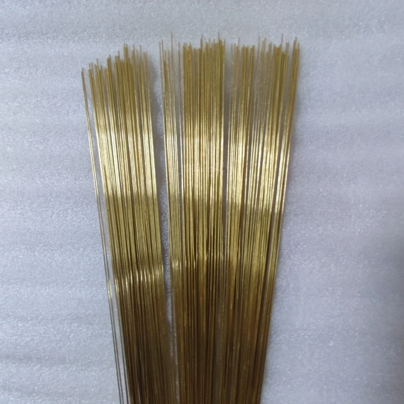 500mm Brass Round Bar 0.8mm 1.0mm 1.2mm 1.3mm 1.5mm 1.8mm Dia CNC Metal Solid Rod Modelmaking