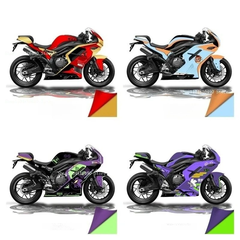 for cfmoto 500SR 500SR VOOM Modification Full Car Stickers, Personalized Decals.Other Patterns Can Be Customized. Decal Painting
