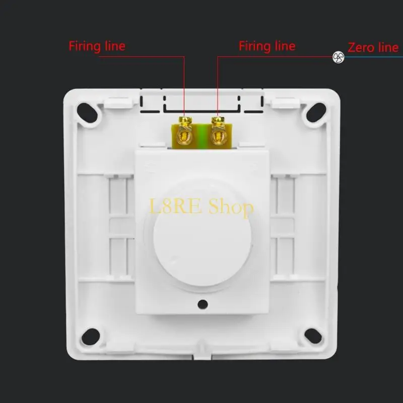Regulacja wentylatora sufitowego L8RE StepleS -prędkość sterowanie oświetleniem przełącznik ściemniacza