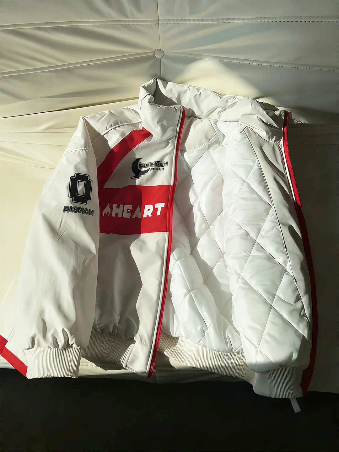 

American Sle Thiened Cotton Flight Jaet Motorcycle Coat Men's Winter Outerwear Cool Racing Suit Cotton Clothes