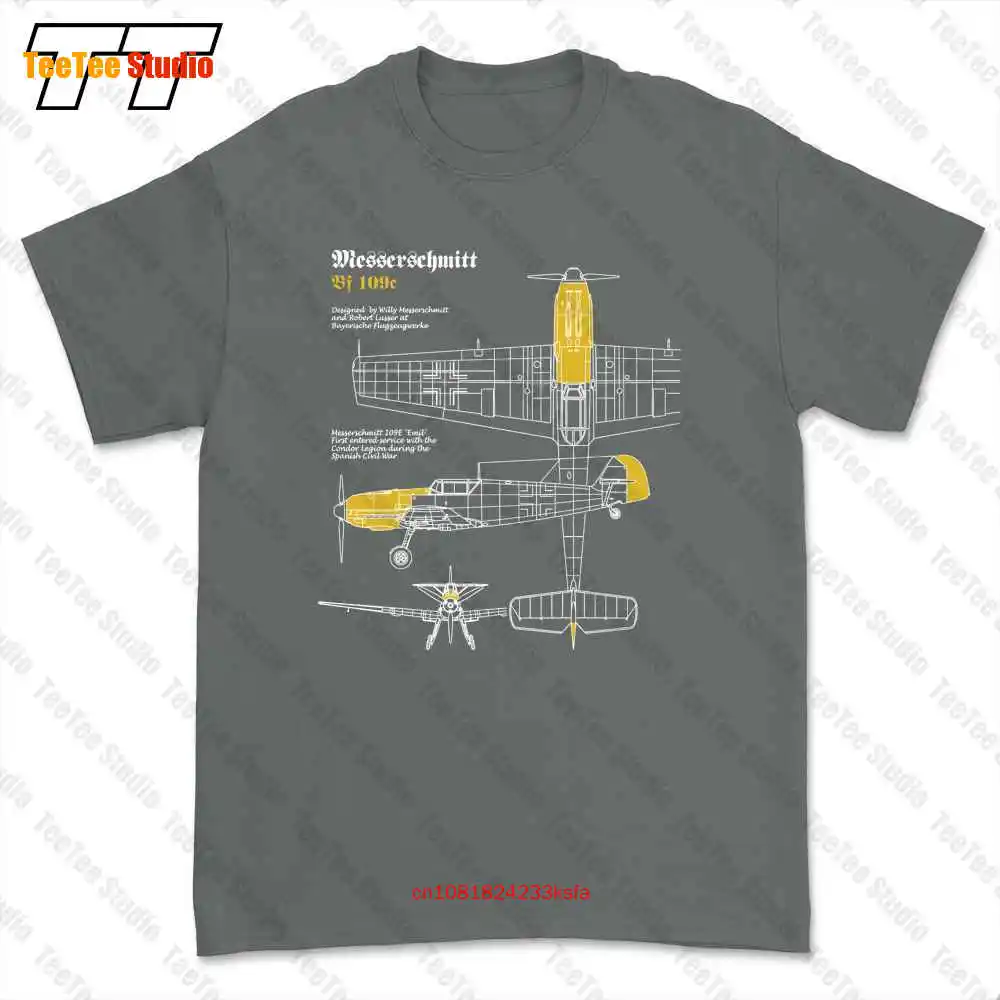 Flyingraphics Aviation Themed Messerschmitt Bf109 T-shirt Tee EYAF