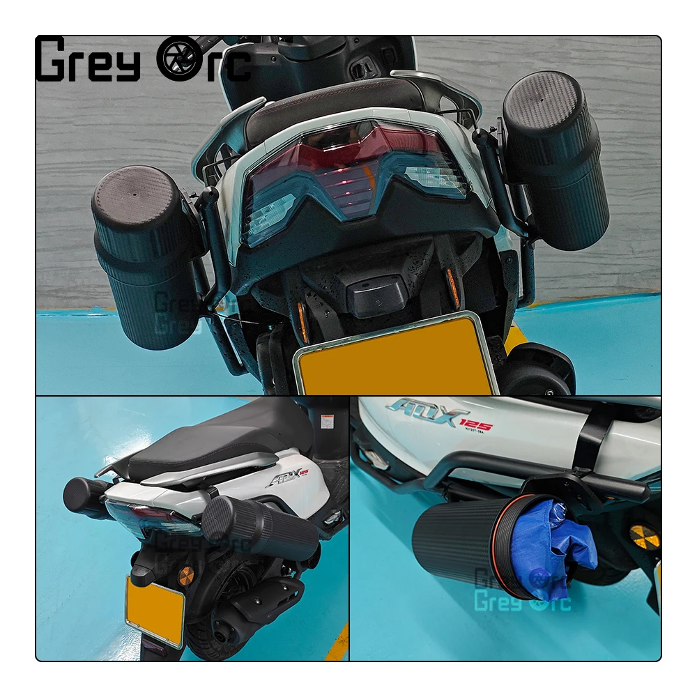 Universal Motorcycle Electric Adults Tool Tube Box Off-Road Motos Motorcycle Tool Tube Gloves Raincoat Box For Harley