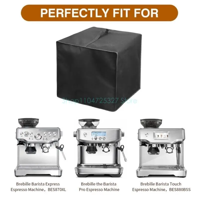 Cubierta electrodomésticos espresso Negro Resistente a cafetera nylon Protector cafetería
