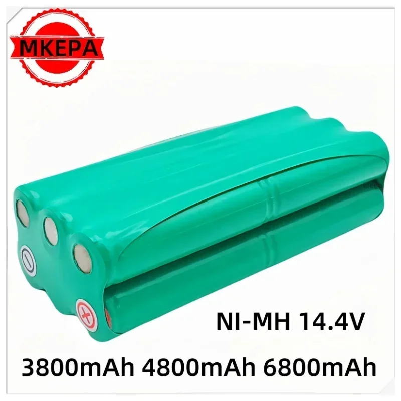 NEW 14.4V NI-MH 3800mah-4800mAh-6800mAh robot vacuum lpega cleaner Battery for liberoV-M600 / M606 v-botT270 / 271