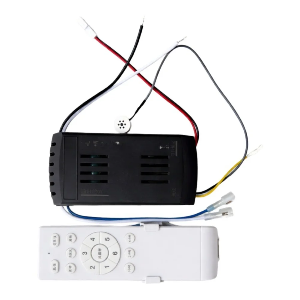 6 Remote Control for Ceiling Fans DC Motor Only 24V Low Voltage System Light Control Function Long Range Signal
