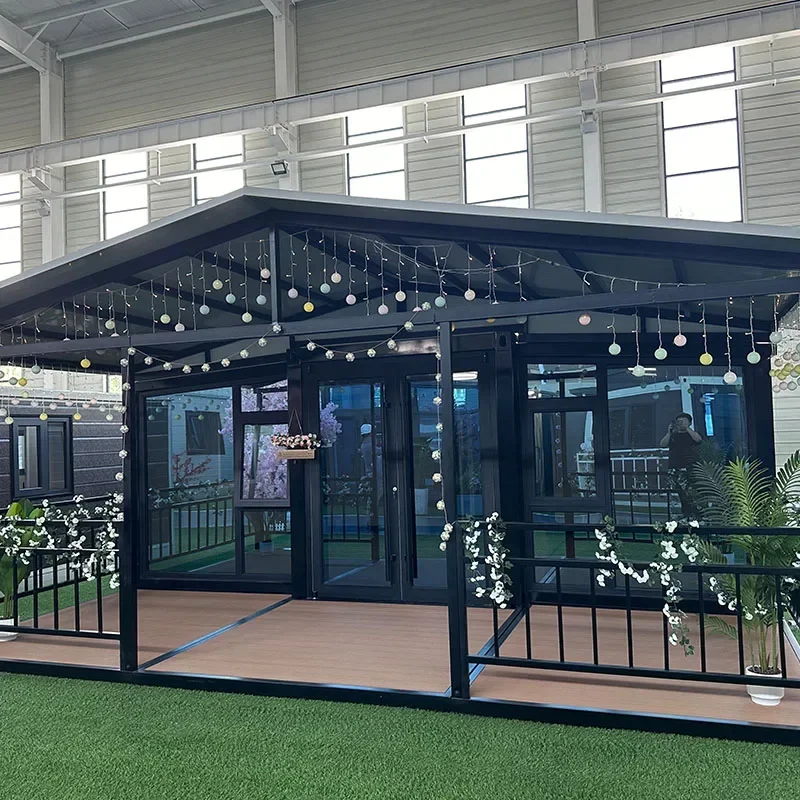 Detachable 40ft Used Container Houses Modular House 2 Bedroom Prefab Shipping Movable Fabricated House Economical Home